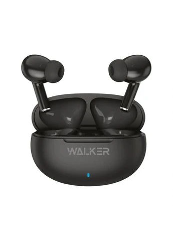 Наушники Bluetooth WALKER вакуумные черные 13 мм с ENC No Brand (398545386)