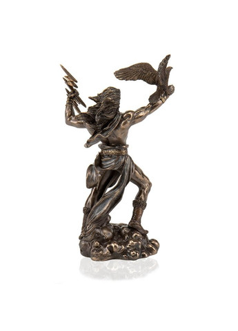 Статуэтка Бог неба Зевс Громовержець 22х11х11 см 77701 бронзовое покрытие Veronese (346530317)