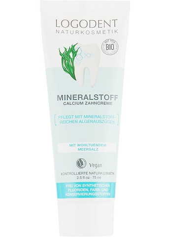Минеральная зубная паста с кальцием Oral Hygiene Products Mineral Toothpaste 75ml (2-934772) Logona (369792154)