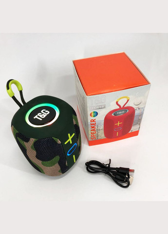 Портативна Bluetooth колонка T&G -658 8W з RGB підсвічуванням, Гучна блютуз колонка. Колір: камуфляж TG (372908490)