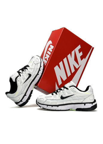 Білі всесезонні кросівки nike No Brand P-6000 W White Black