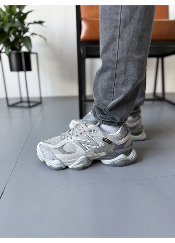 КРОССОВКИ ЖЕНСКИЕ NEW BALANCE 9060 LIGHT GREY CORDURA НЬЮ БЕЛАНС 9060 No Brand серые демисезоны (367173516)