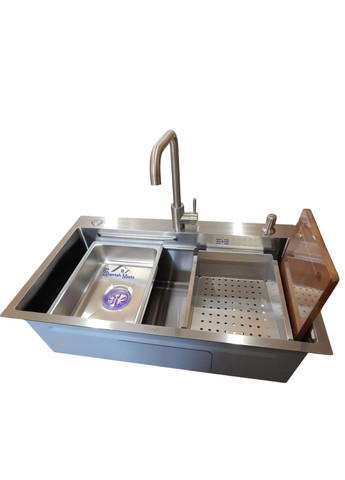 Комплект кухонной мойки HM 7546 Satin Kraft (349512646)