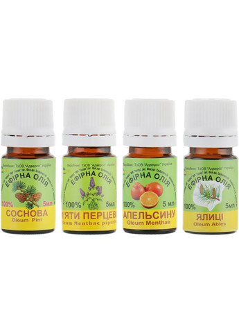 Набор эфирных масел для сауны "Энергия здоровья" 20ml (302069-34978339) Адверсо (368619962)