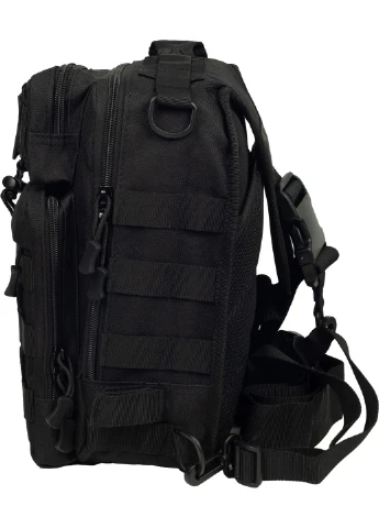 Тактическая сумка через плечо Sling Pack 6.5 л Черная (T-IE-0003-black) Tribe (364862311)