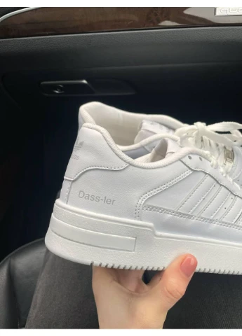 КРОССОВКИ ЖЕНСКИЕ ADIDAS DASS-LER WHITE АДИДАС No Brand белые демисезоны (369389703)