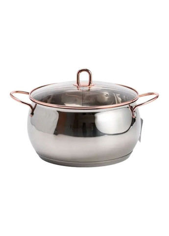 Набор кастрюль из нержавеющей стали 3 штуки 6,1/2,6/3,6 л, хром HP33525W (A-032734) Yiwu (342759021)