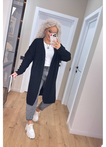 Жіночий кардиган із напіввовни No Brand (371410540)