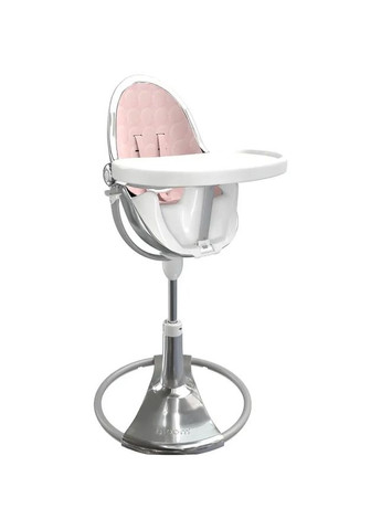 Стільчик для годування FRESCO Silver/Blush pink Cotton Bloom E10535-S\U10543-P (353308362)