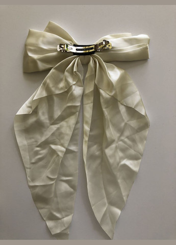 Бант для волос на заколке шпилька Honey Fashion Accessories серый (12-62) No Brand (313654045)