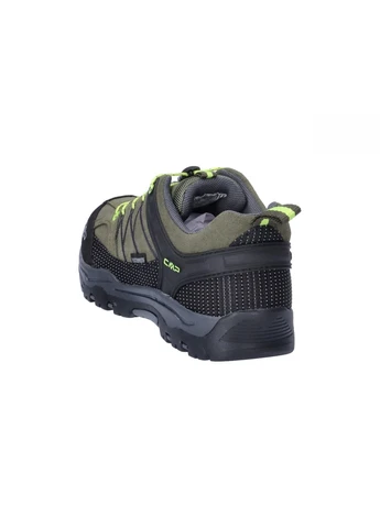 Цветные осенние ботинки rigel low trekking shoes wp olive/black 3q13244-07es CMP