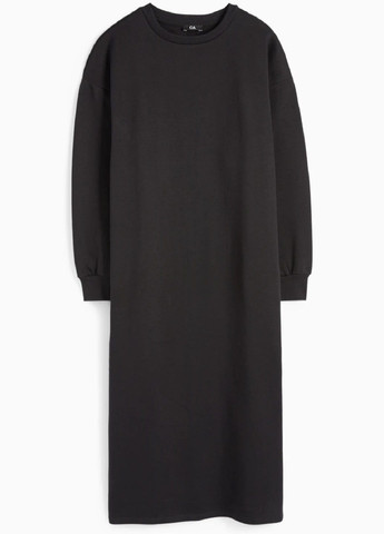 Черное платье C&A однотонное