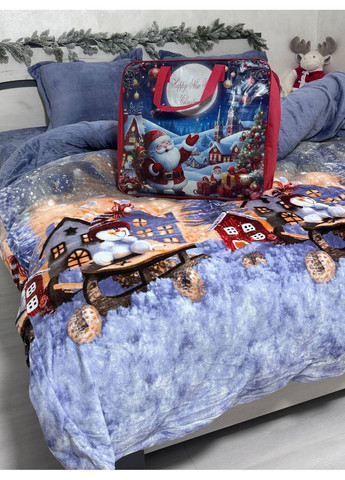 Новогоднее теплое постельное белье евро Vishnya (370368274)