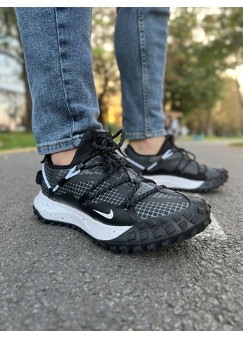 Белые демисезонные кроссовки мужские nike acg mounth low blac white найк асж маунс No Brand
