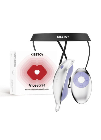 Вибратор в трусики KISSTOY Viosecret, пояс для фиксации и пульт ДУ в комплекте No Brand (366877496)