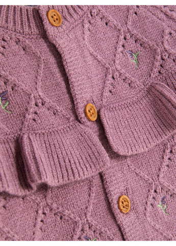 Кардиган демісезон,бузковий в візерунки, Primark (364533422)