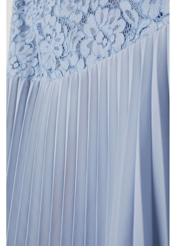 Блакитна вечірня сукня H&M однотонна