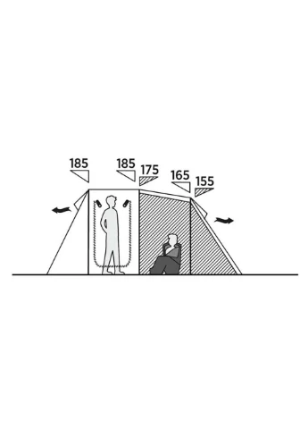 Намет чотиримісний Hamra 4 Easy Camp (367593304)