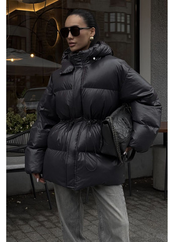 Графітовий зимній Пуховик Jadone Fashion