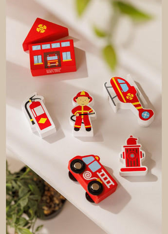 Додатковий набір до залізниці Пожежна станція 50815 (6934510508159) shop (6934510508159) Viga Toys (362976786)