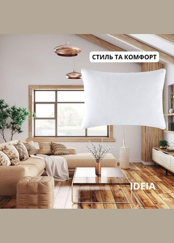 Подушка CLASSIC 40х60 см антиалергенне волокно біла IDEIA (321990706)