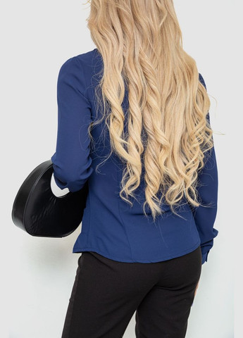 Тёмно-синяя блуза женская шифоновая Ager 186R504