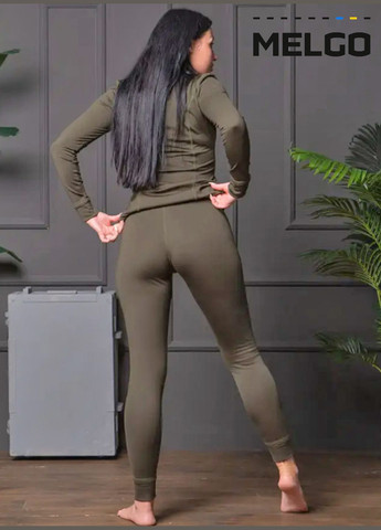 Женское тактическое анатомическое термобелье (комплект кальсоны, лонгслив) Melgo (304545972)