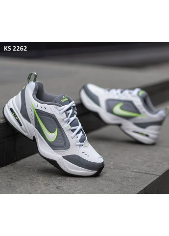 КРОСІВКИ ЖІНОЧІ NIKE AIR MONARCH IV WHITE LIGHT GREEN НАЙК АІР БІЛІ No Brand білі демісезони (391968621)