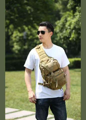 Тактична сумка чоловіча на одне плече 18 л олива KT6010101 Solve (308356489)