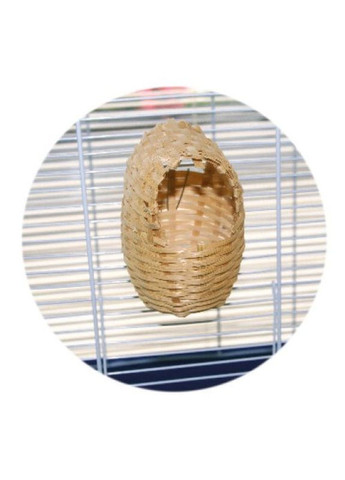 Бамбуковое гнездо для экзотических маленьких птиц, 8 х 9.5 х 12 см (*) Croci (316261554)