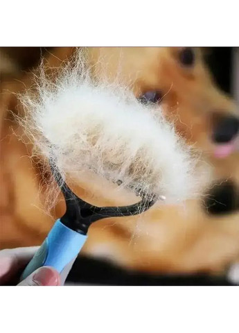 Двосторонній гребінець для вичісування вовни котів та собак AND217 Fan & Fan (364874236)