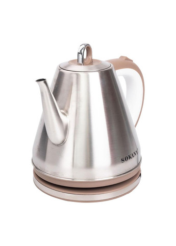 Чайник электрический 1.5 л электрочайник дисковый 1100 Вт Sokany (370974569)