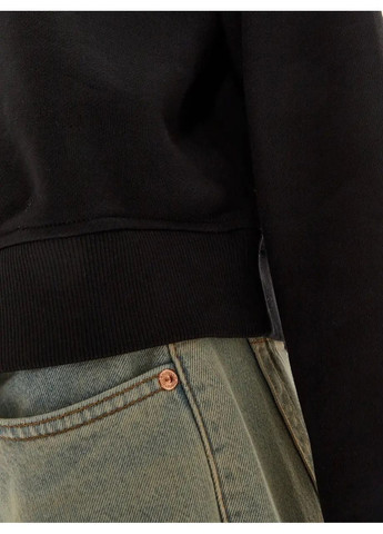 Черный свитшот женский Loewe логотип вышивка (363621445)