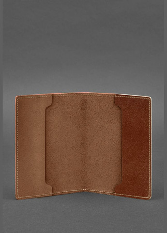 Кожаная обложка для военного билета офицера запаса 8.0 светло-коричневая (A-027682) BlankNote (329186799)