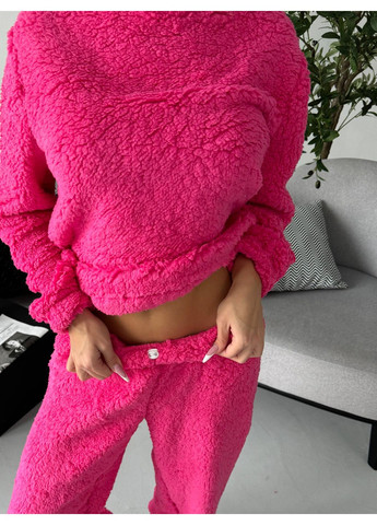 Розовая всесезон плюшевый костюм мейзи — замеры в описании свитшот + брюки DK/DL Мода без кордонів