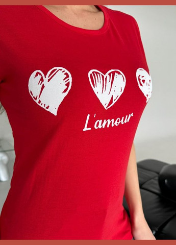 Футболка ISSA PLUS WN20-599 красная Magnet - (301036343)