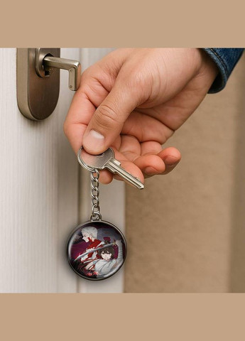 Набір підвіска (кулон) та брелок Аніме Пекельний рай #05 (подарунковий набір) No Brand (332633357)