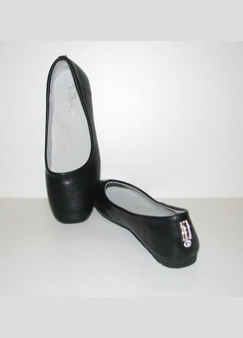 Детские черные балетки No Brand (316261036)