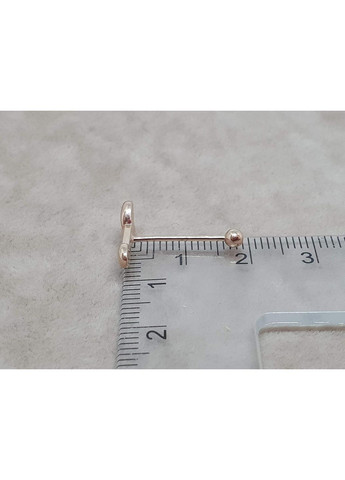 Золотая серьга для пирсинга языка. З6040 Ірій (359459547)