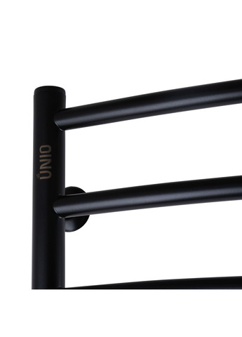 Полотенцесушитель LDE ER 1000500-9 BLK Лестница Дуга Элит электро черная UNIO (299998932)