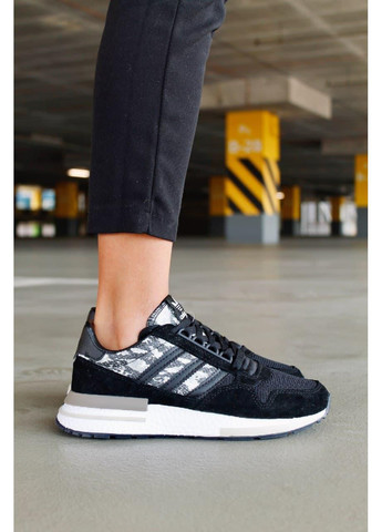 Черные демисезонные кроссовки мужские adidas zx 500 rm black como адидас zx 500 No Brand