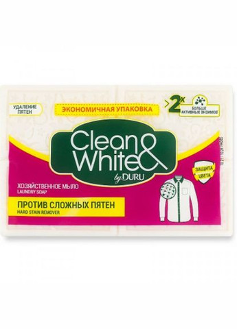 Засіб для прання Duru clean&white господарське для видалення плям 4 x 12 (268140687)