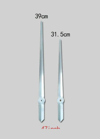 Годинник настінний дзеркальний срібний 120см Цифри англо-арабські 3D Б230-47' No Brand (302243130)