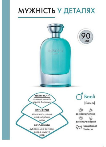Мужская парфюмированная вода Baoli 90 мл Farmasi (294946653)
