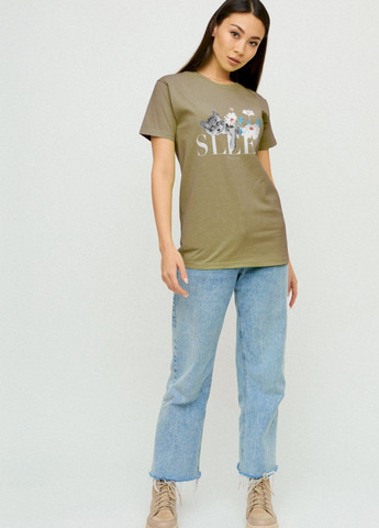 Футболка Boyfriend / дихаючий принт / YAPPI - (252385912)