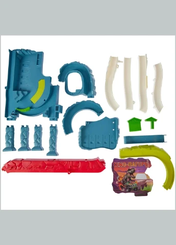 Ігровий набір Dino автотрек-вулкан електричний, 8 машинок (5505A) Zipp Toys (372616217)