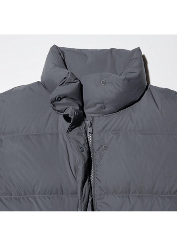 Темно-серый Пуховик Uniqlo