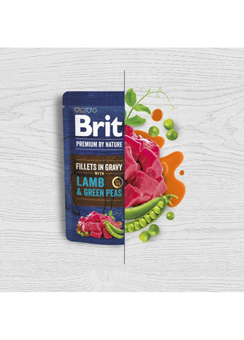 Корм вологий Fillets in Gravy Multipack д/собак малих порід філе в соусі Мультипак 12 шт х 85 г Brit Premium (355255522)
