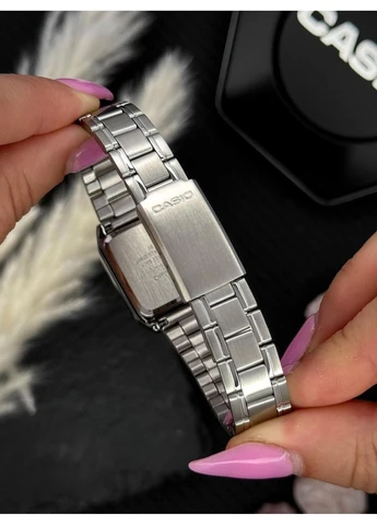 Жіночий наручний годинник LTP-V007D-4E сріблясто-рожевий Casio (401294596)