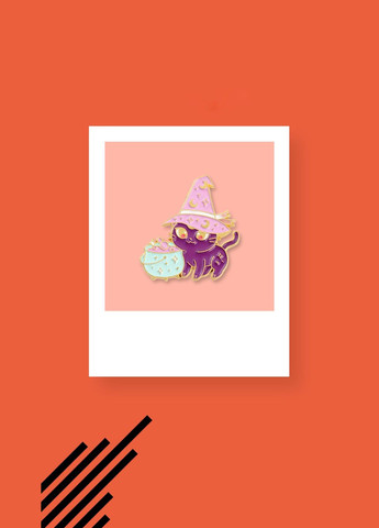 Значок котик маг No Brand (330618786)